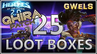 Heroes of the Storm - Opening 25 Loot Boxes - Qhira Patch
