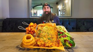 THE GIANT PARMO CHALLENGE THAT'S ONLY EVER BEEN BEATEN ONCE! | BeardMeatsFood