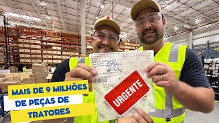 I visited AGCO's parts warehouse. Over 9 million parts from Massey, Valtra and Fendt.