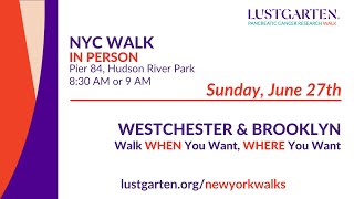 NYC, Brooklyn & Westchester Walks Kickoff Webinar