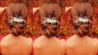 Easy Updo for BEGINNERS 🍁 NO BRAIDS ✨ Hairstyles for Occassions