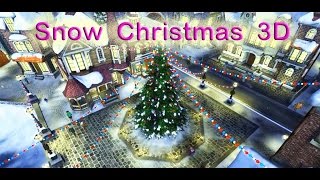 Snow Christmas 3D Live Wallpaper