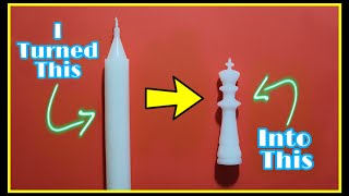 Carving a KING from a CANDLE