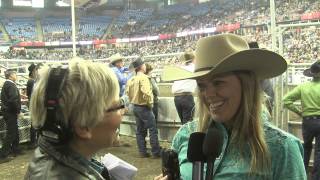 Tara Muldoon wins round two of #CFR40 in the Barrel Racing