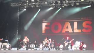 Foals - Inhaler Moscow subbotnik festival Russia 06-07-2013