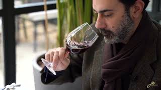 The Reserve Journey Through Amman - Sommelier Mario explains JR Reserve Pinot Noir at Romero