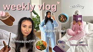 days in my life & *reading vlog* I meine Schminkroutine, fashion haul, ich lese twisted dreams