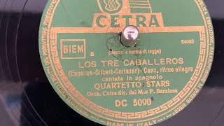 Quartetto Stars canta Los Tres Caballeros (1950) orchestra Barzizza