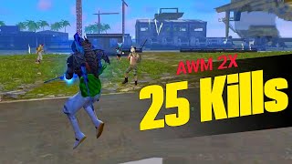 SOLO VS SQUAD|| DOUBLE AWM RUINNED THE WHOLE LOBBY ☠️!!!