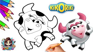 How to Draw Munya Cow | Kikoriki Smeshariki Easy Tutorial