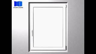 What’s happening in a tilt and window frame when it’s opened by Avora Doors ? 
