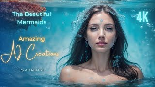 Beautiful AI art Models - 4k Photoshoot underwater