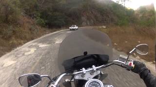Motorcycling in the Oaxaca Mountains