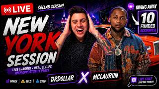 LIVE NEW YORK SESSION w/ @MCLAURIIN 🚨 Giving Away Funded Accounts