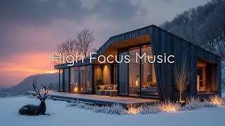 Deep Work Music ~ Winter Deep Focus | Cold Minimalist Workspace Sounds for Productivity