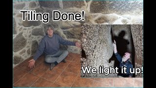 Basement Tiles DONE! And Our Brightest Look Inside the Mysterious Mine Yet! Ep. 69