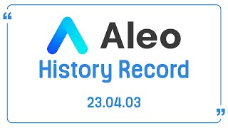 [알레오 히스토리 레코드] 알레오 디스코드 채널의 주요 대화 - 23.04.03