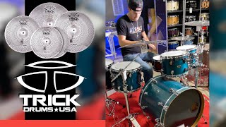 Trick Low Volume Cymbal Set 14”16”18”20” Demonstration