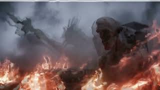 Dark funeral - open the gate fan-made videos lyrics on screen