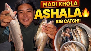 NASOCHAY KO ASALA MACHA🎣 PARYO😱 || MADI RIVER ||