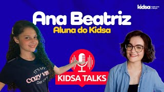 Aluna Ana Beatriz falando inglês fluente! l KIDSA TALKS