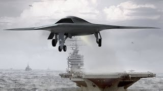 First Ever Unmanned Combat Air System Demonstrator (UCAS-D) Touch and Go aboard CVN 77