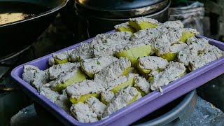 DELICIOUS & SAVORY MIXED TOFU WITH MEATBALL - INDONESIAN STREET FOOD