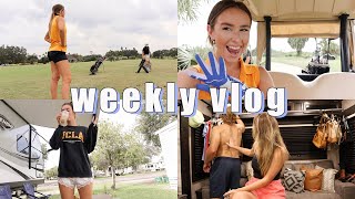 weekly vlog | SUNDAY, NEW ADDITION INSIDE OF OUR RV, SELLING ITEMS ON POSHMARK, COME GOLFING WITH US