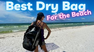 Platinum Sun dry bag ~ The best waterproof backpack for the beach #beachtips #beachhacks