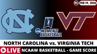 NORTH CAROLINA VS VIRGINIA TECH LIVE 🏀 NCAAW Basketball Game Score Radio Play-by-Play