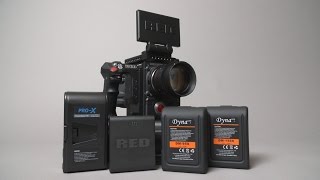 RED Epic-W Battery Runtime Test (REDVOLT-V, Dynacore, Switronix)