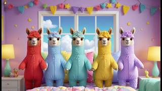 Весёлая пижамная вечеринка с альпаками 🦙 | Детские песни и развивающие мультфильмы для малышей
