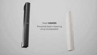 MSA12X Powered Beam-Steering Array Loudspeaker from Bose Professional