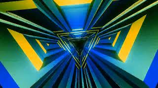 4K Neon Tunnel Groove Screensaver | 1 Hours Party Background