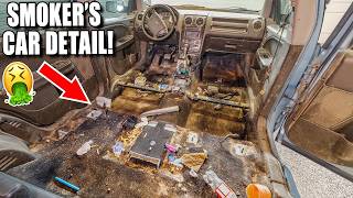 Real-Time Cleaning The NASTIEST Car Bought At Auction!