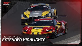 Extended Highlights | Race 2 | Misano 2025 | GT World Challenge Europe powered by AWS