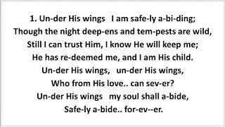 C Hymnal 620 Pro X4mix Under His Wings