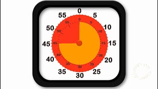 1 hour and 45 minutes (105 minutes) visual timer
