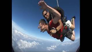 Adam's first skydive.....very funny!
