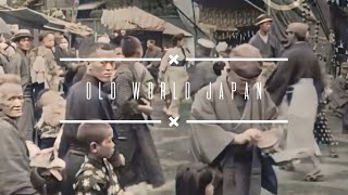 Old World Japan Places and People 1900s historical video footage historical building