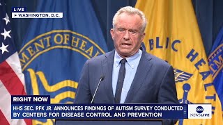 HHS Sec. RFK Jr. announces findings of autism survey conducted by CDC: LIVE