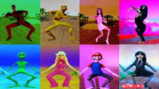 8 Characters Dance Battle: Spider-Man, Mario, Wednesday & Alien | Dame Tu Cosita Mashup (Full HD)