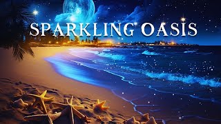 Sparkling Oasis - The Sound of The Quiet Night Sky with gentle Music Lulls you into a Deep Sleep