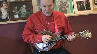 “Silent Night” - Frank Wakefield playing the mandolin at home in December 2010