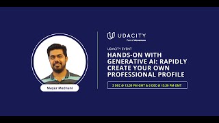 (Full Webinar) Hands-On With Generative AI: Rapidly Create Your Own Professional Profile