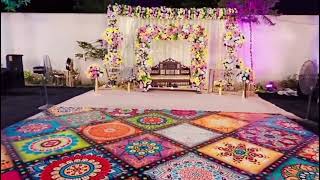 Mehndi Decor Home Setup Idea #decor #wedding #event #mehndi #eventplanner 