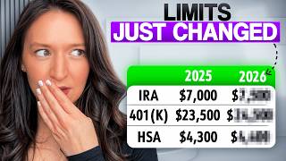 New 2026 Retirement Limits: How Much YOU Can Really Save This Year (IRAs, 401(k)s, HSAs & More)