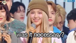 danielle cutting eunchae off just to thank min hee jin | was it necessary? #newjeans #lesserafim