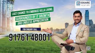 Villa Living at Apartment Price in Chennai’s Fastest Growing OMR Corridor | G Square Meadows Phase 2