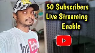 YouTube New Update | Without 1k Subscribers Live Stream Enable | Tamil | SelvaTech